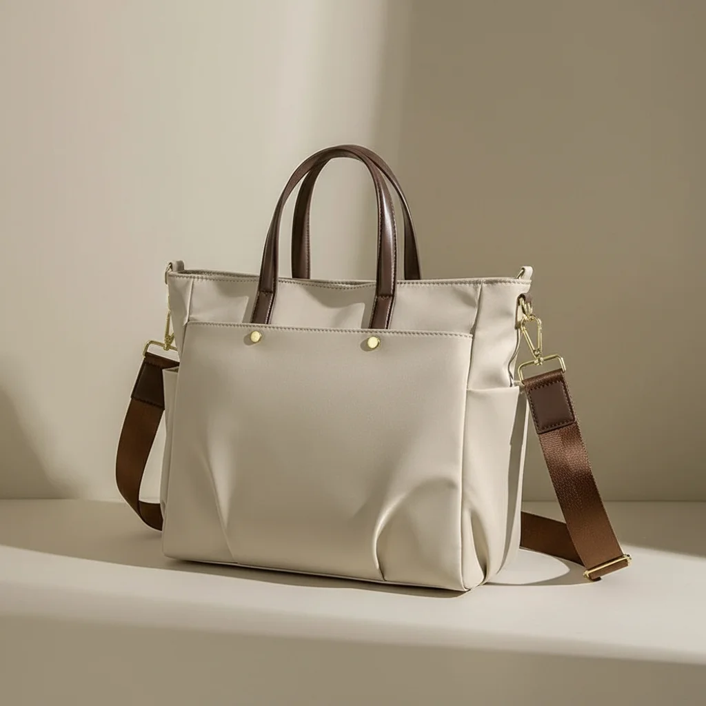 Sac étudiante bandoulière nylon 15 pouces - Vue 3 - sac étudiante