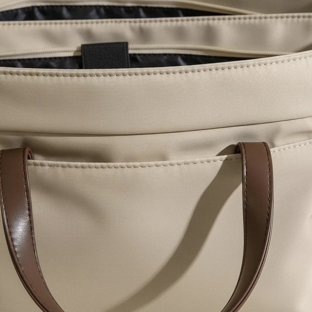 Sac étudiante bandoulière nylon 15 pouces - Vue 4 - sac étudiante