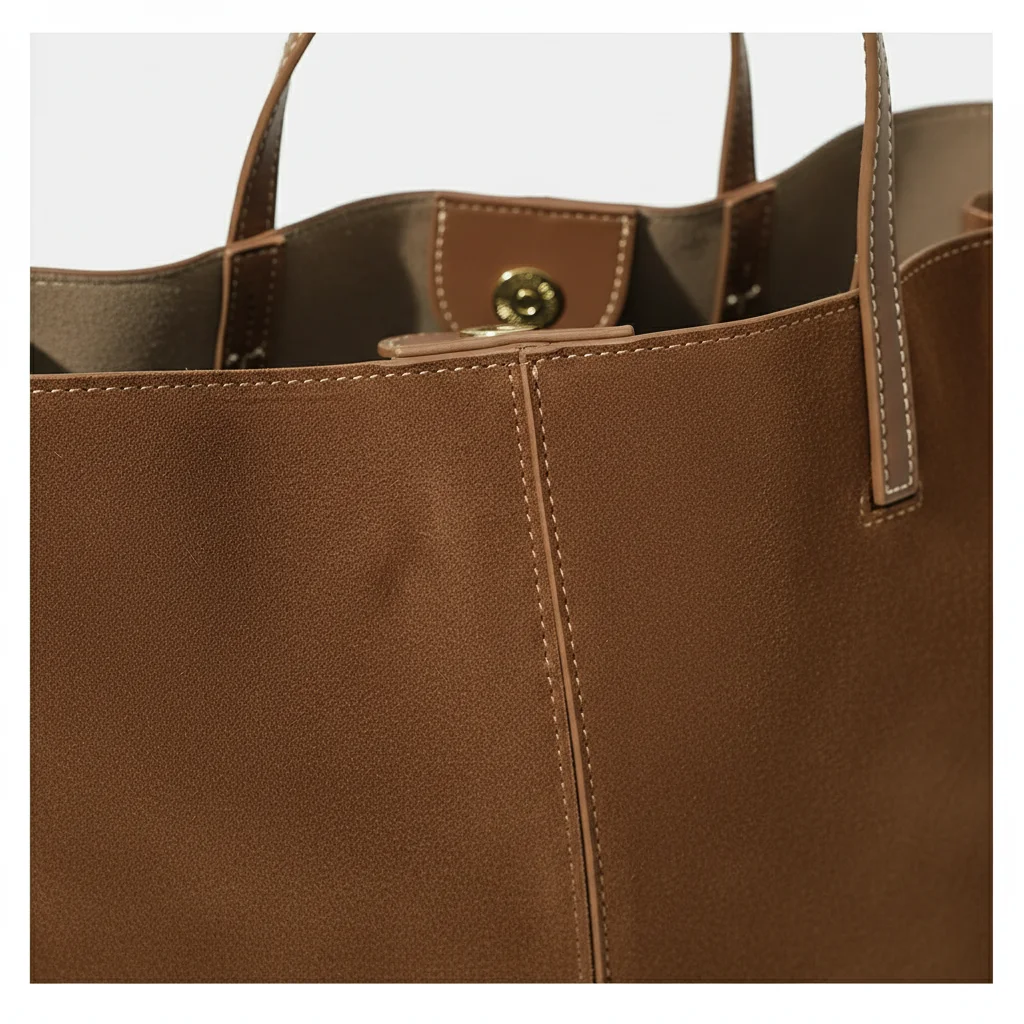 sac étudiante cabas en daim grand format - Vue 13 - sac étudiante