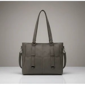sac étudiante cabas en daim polyvalent - Vue 1 - sac étudiante
