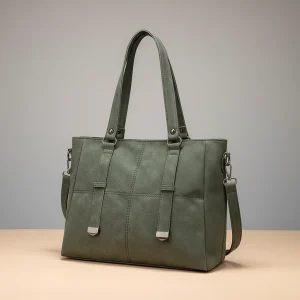 sac étudiante cabas en daim polyvalent - Vue 2 - sac étudiante