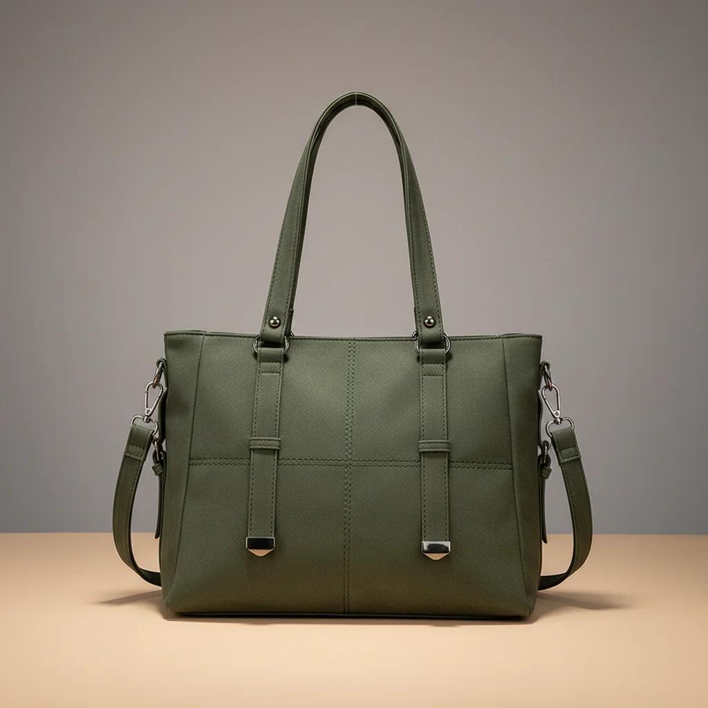 sac étudiante cabas en daim polyvalent - Vue 3 - sac étudiante