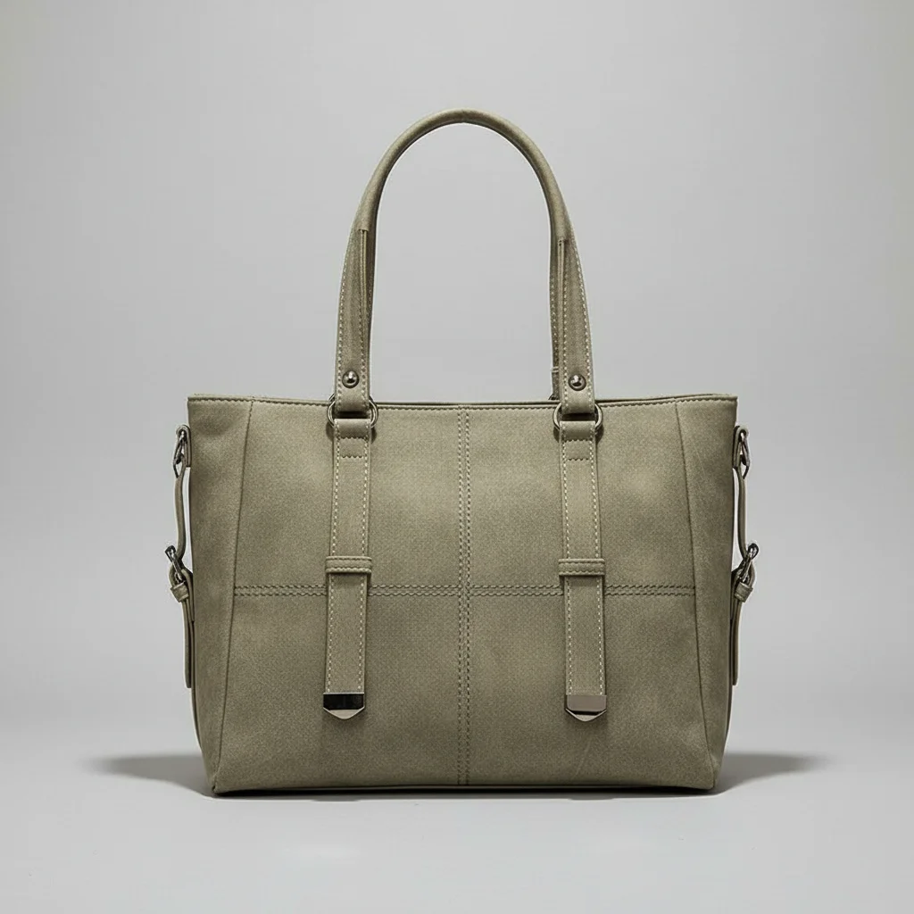 sac étudiante cabas en daim polyvalent - Vue 9 - sac étudiante
