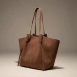Sac étudiante cabas en daim souple - Vue 1 - sac étudiante