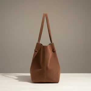 Sac étudiante cabas en daim souple - Vue 2 - sac étudiante