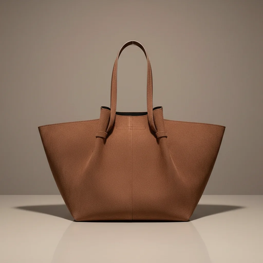 Sac étudiante cabas en daim souple - Vue 7 - sac étudiante