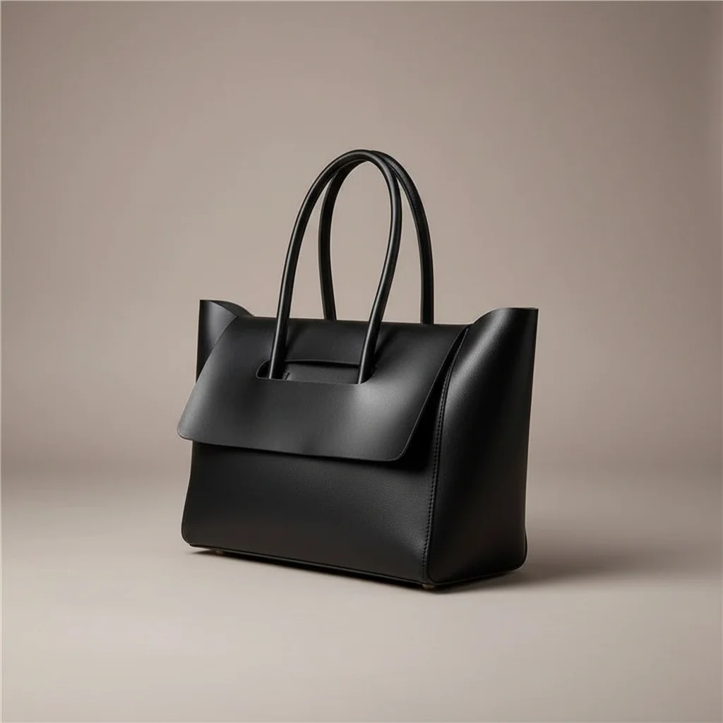 Sac étudiante cabas en similicuir lisse - Vue 1 - sac étudiante