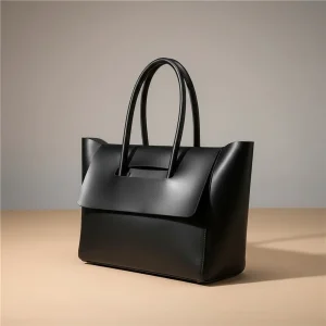 Sac étudiante cabas en similicuir lisse - Vue 2 - sac étudiante