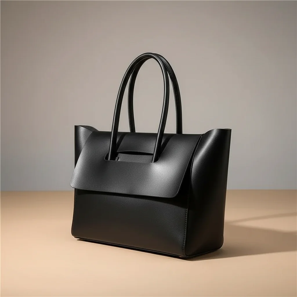 Sac étudiante cabas en similicuir lisse - Vue 2 - sac étudiante