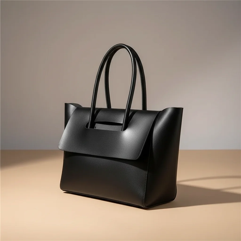 Sac étudiante cabas en similicuir lisse - Vue 3 - sac étudiante