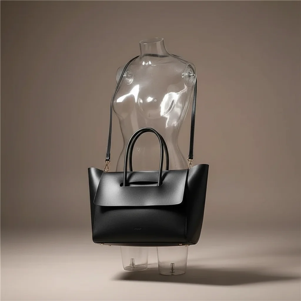 Sac étudiante cabas en similicuir lisse - Vue 5 - sac étudiante