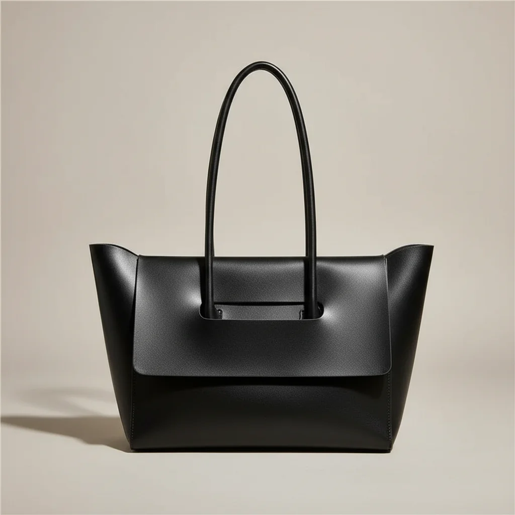 Sac étudiante cabas en similicuir lisse - Vue 9 - sac étudiante