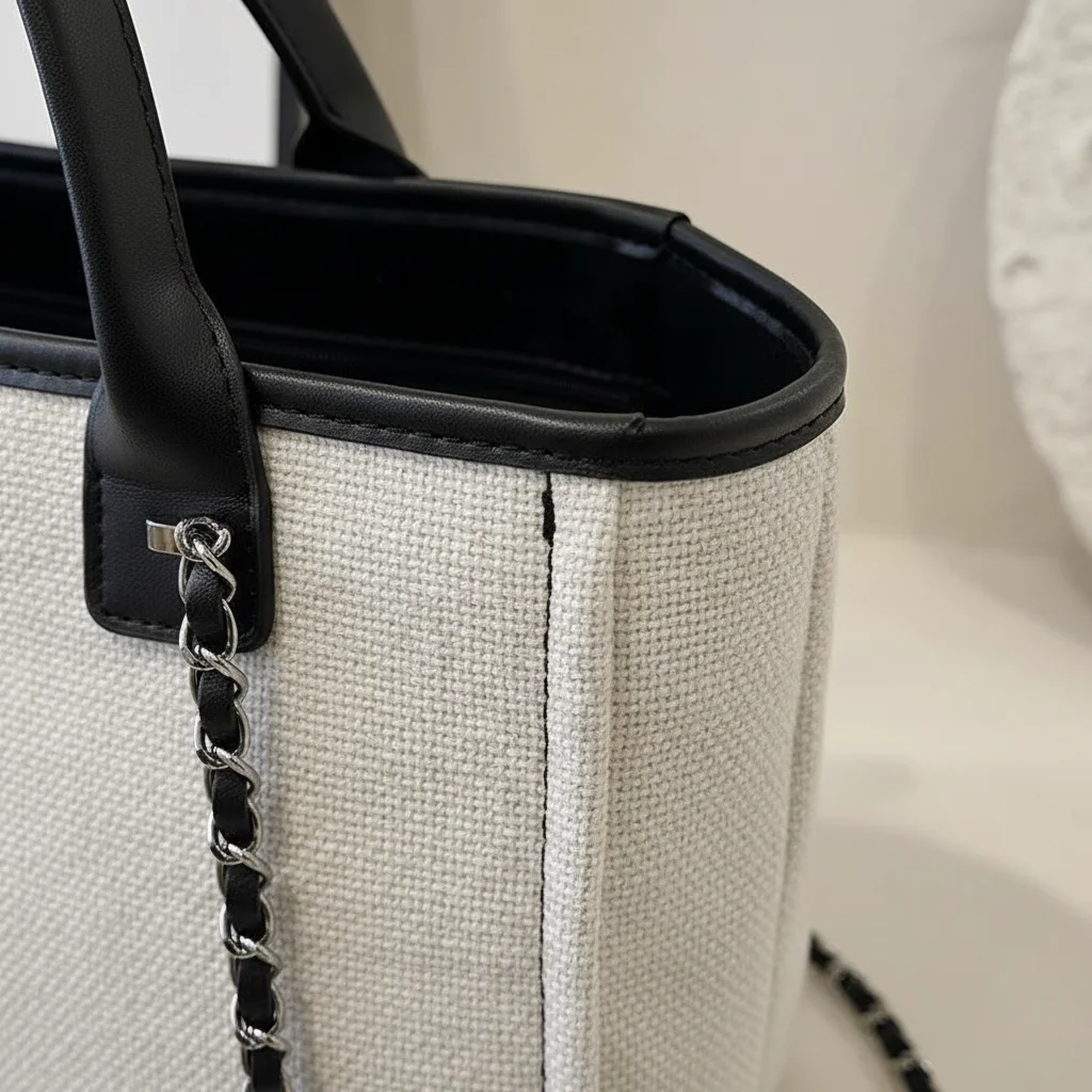 Sac étudiante cabas en toile multifonction - Vue 8 - sac étudiante