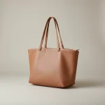 sac étudiante cabas grand format cuir grainé - Vue 1 - sac étudiante