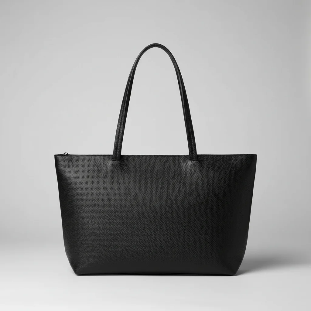 sac étudiante cabas grand format cuir grainé - Vue 10 - sac étudiante