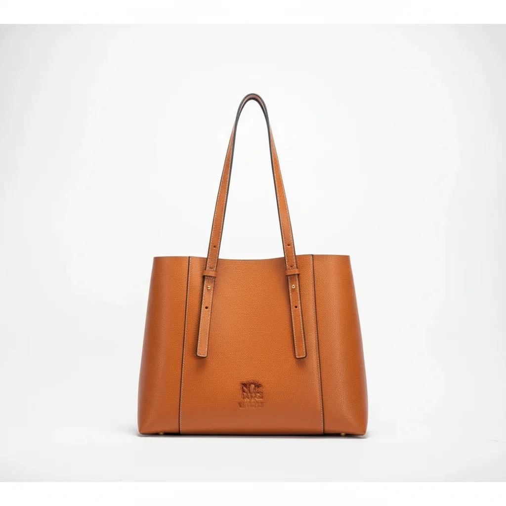 Sac étudiante cabas similicuir grainé luxe - Vue 3 - sac étudiante