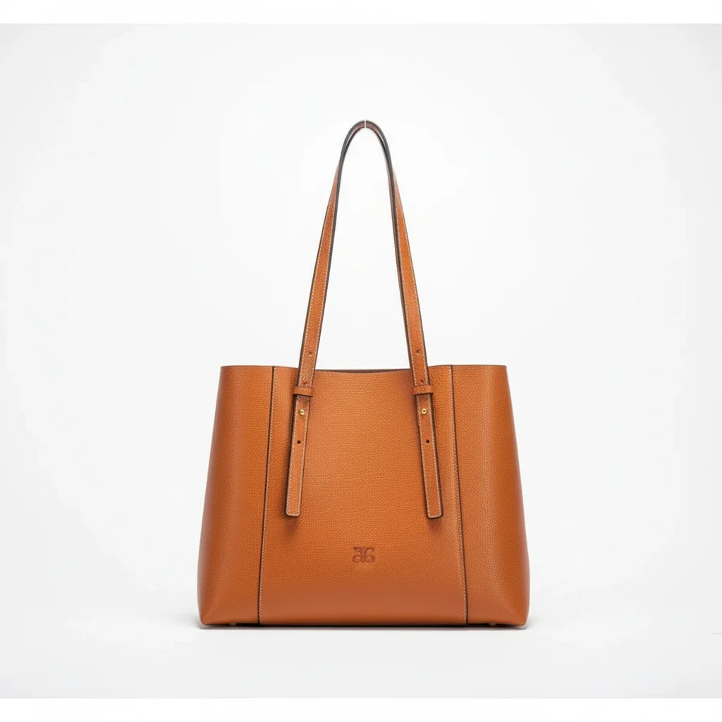Sac étudiante cabas similicuir grainé luxe - Vue 5 - sac étudiante