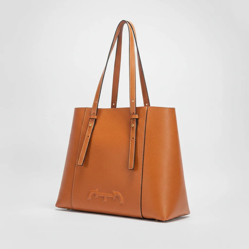 Sac étudiante cabas similicuir grainé luxe - Vue 9 - sac étudiante