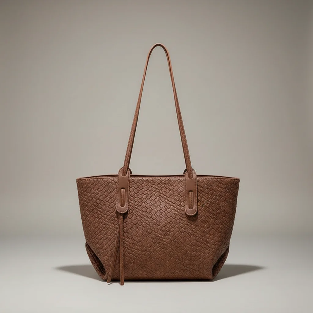 Sac étudiante cabas tressé en similicuir - Vue 10 - sac étudiante