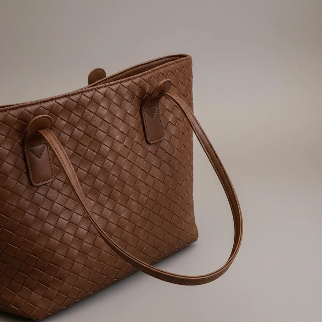 Sac étudiante cabas tressé en similicuir - Vue 13 - sac étudiante