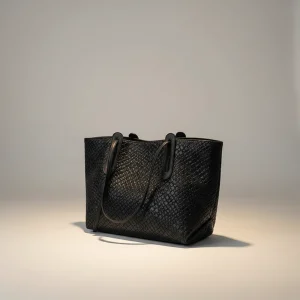 Sac étudiante cabas tressé en similicuir - Vue 2 - sac étudiante