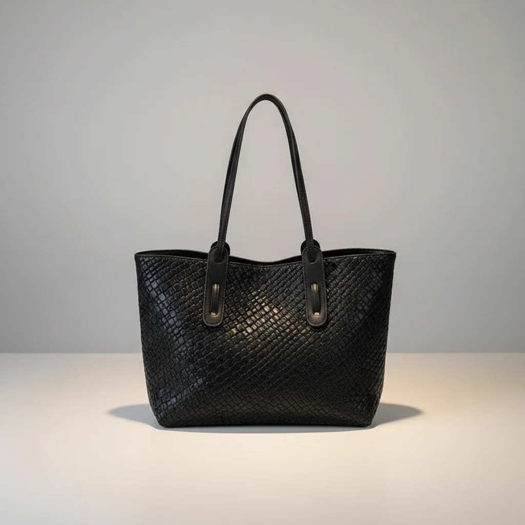 Sac étudiante cabas tressé en similicuir - Vue 6 - sac étudiante