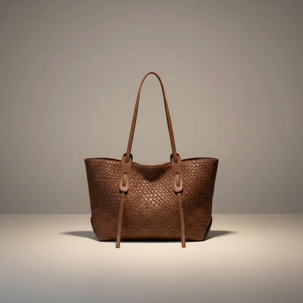 Sac étudiante cabas tressé en similicuir - Vue 7 - sac étudiante