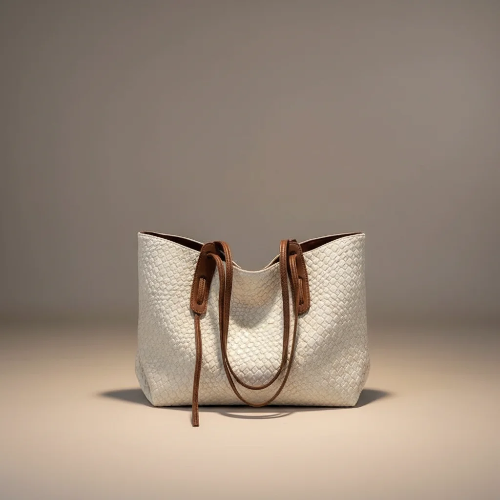 Sac étudiante cabas tressé en similicuir - Vue 8 - sac étudiante