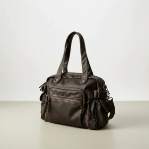 Sac étudiante cabas vintage bandoulière - Vue 1 - sac étudiante