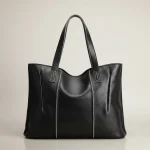 Sac étudiante grand format cuir - Vue 1 - sac étudiante