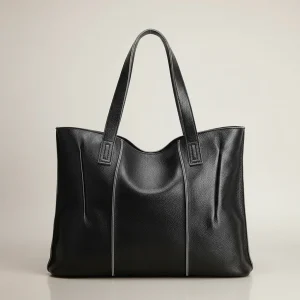 Sac étudiante grand format cuir - Vue 1 - sac étudiante