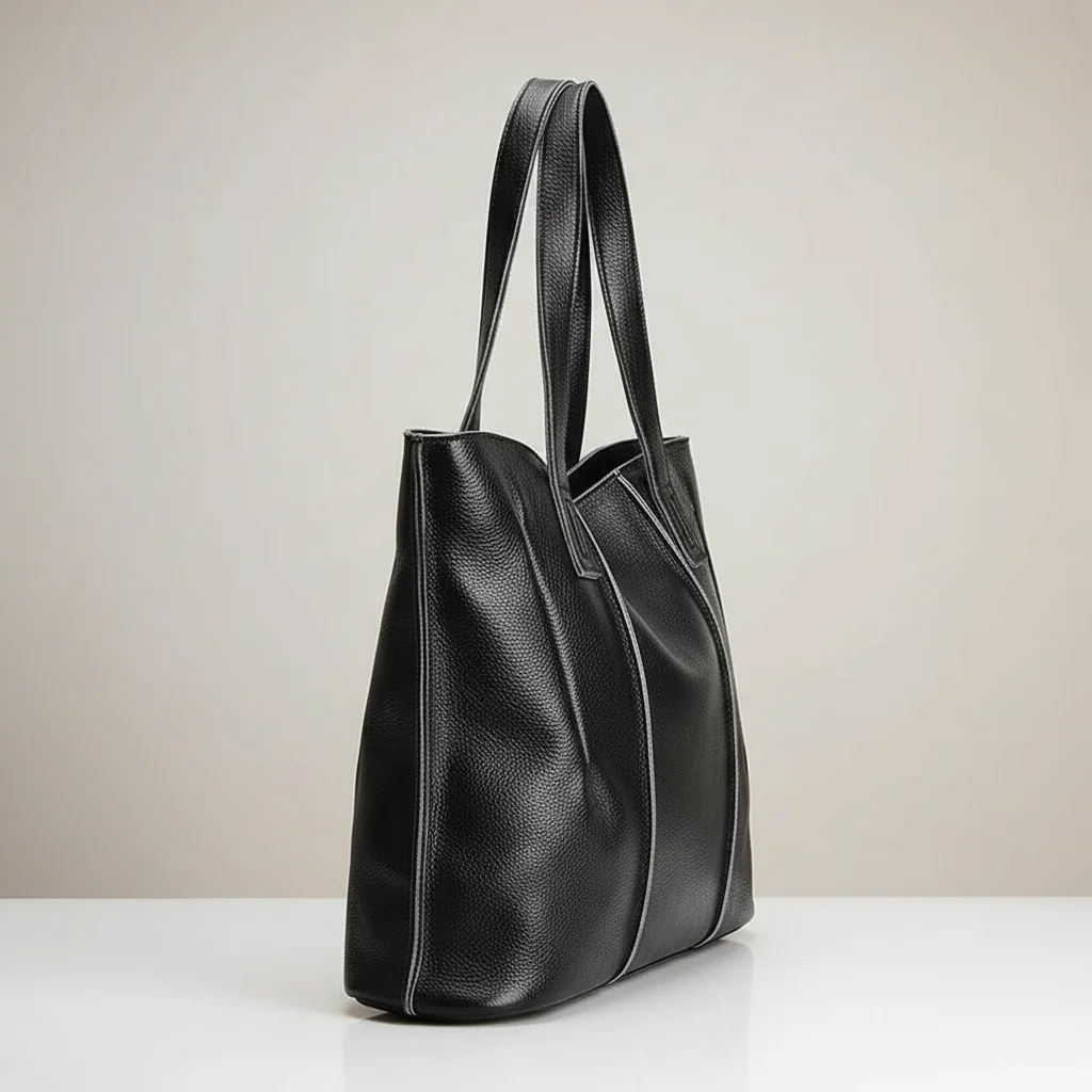 Sac étudiante grand format cuir - Vue 2 - sac étudiante