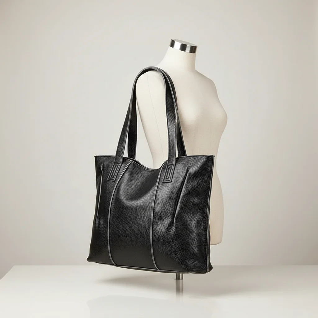 Sac étudiante grand format cuir - Vue 5 - sac étudiante