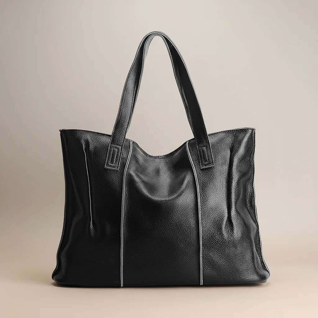 Sac étudiante grand format cuir - Vue 6 - sac étudiante