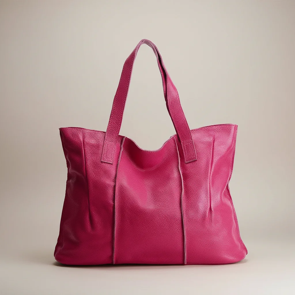 Sac étudiante grand format cuir - Vue 8 - sac étudiante
