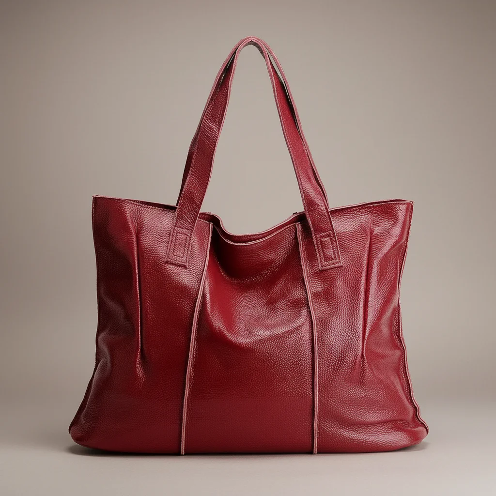 Sac étudiante grand format cuir - Vue 9 - sac étudiante