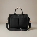 Sac étudiante grand format en tissu robuste - Vue 1 - sac étudiante