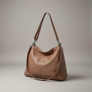 Sac étudiante grand format style hobo - Vue 1 - sac étudiante