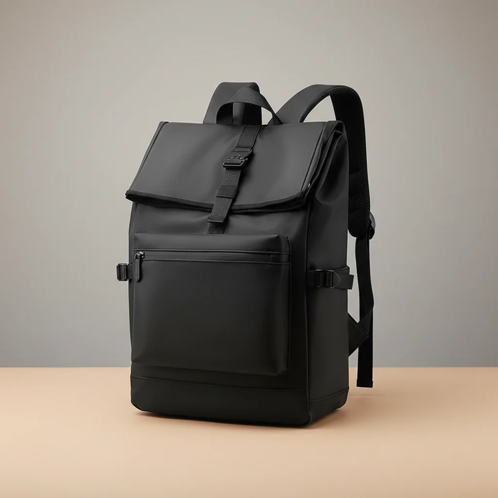 Sac étudiante imperméable style urbain - Vue 3 - sac étudiante