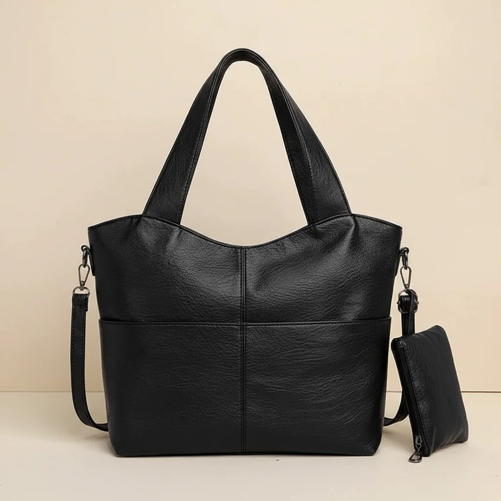 Sac étudiante lycée similicuir bandoulière - Vue 1 - sac étudiante