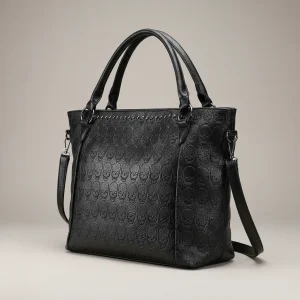 Sac étudiante lycée style biker en pu - Vue 2 - sac étudiante