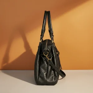 Sac étudiante lycée style vintage éco-cuir - Vue 2 - sac étudiante