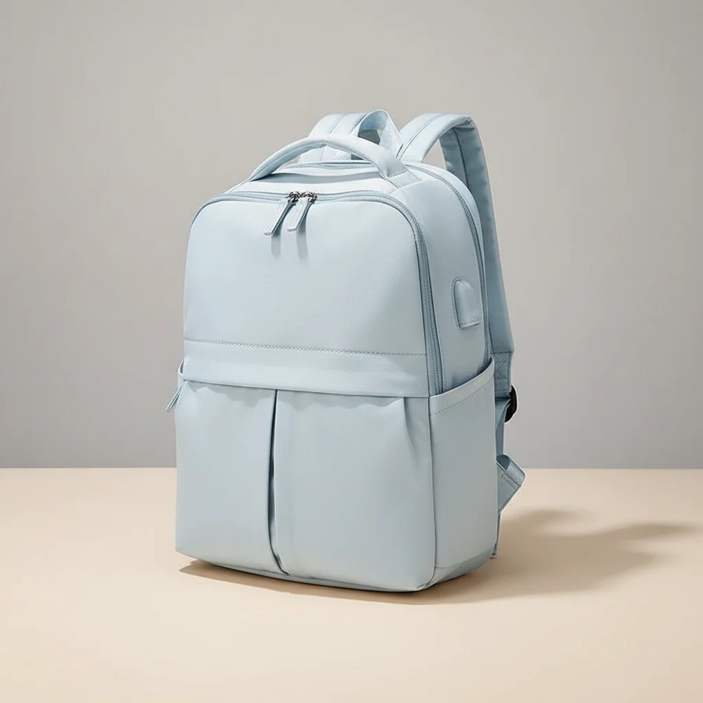 Sac étudiante nylon 15 pouces tendance - Vue 2 - sac étudiante