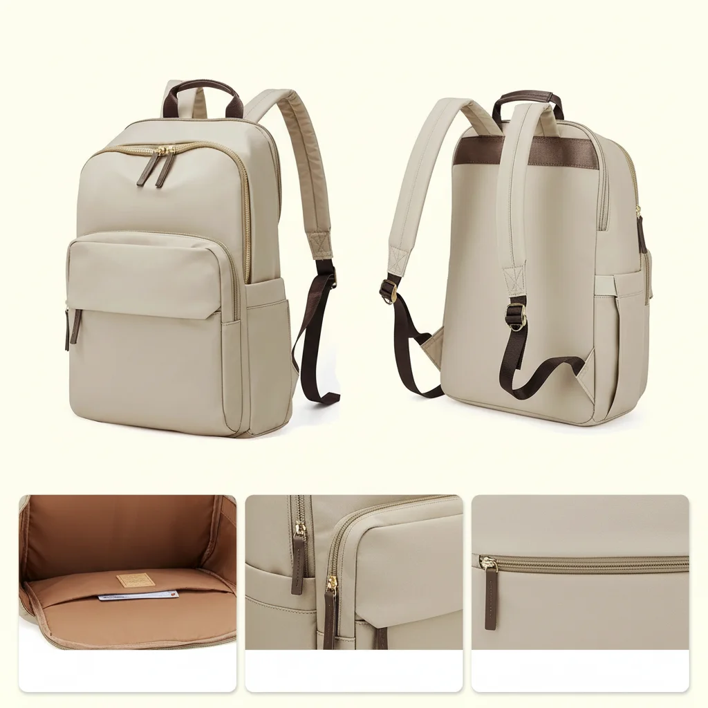 Sac étudiante nylon 13 pouces multifonction - Vue 7 - sac étudiante