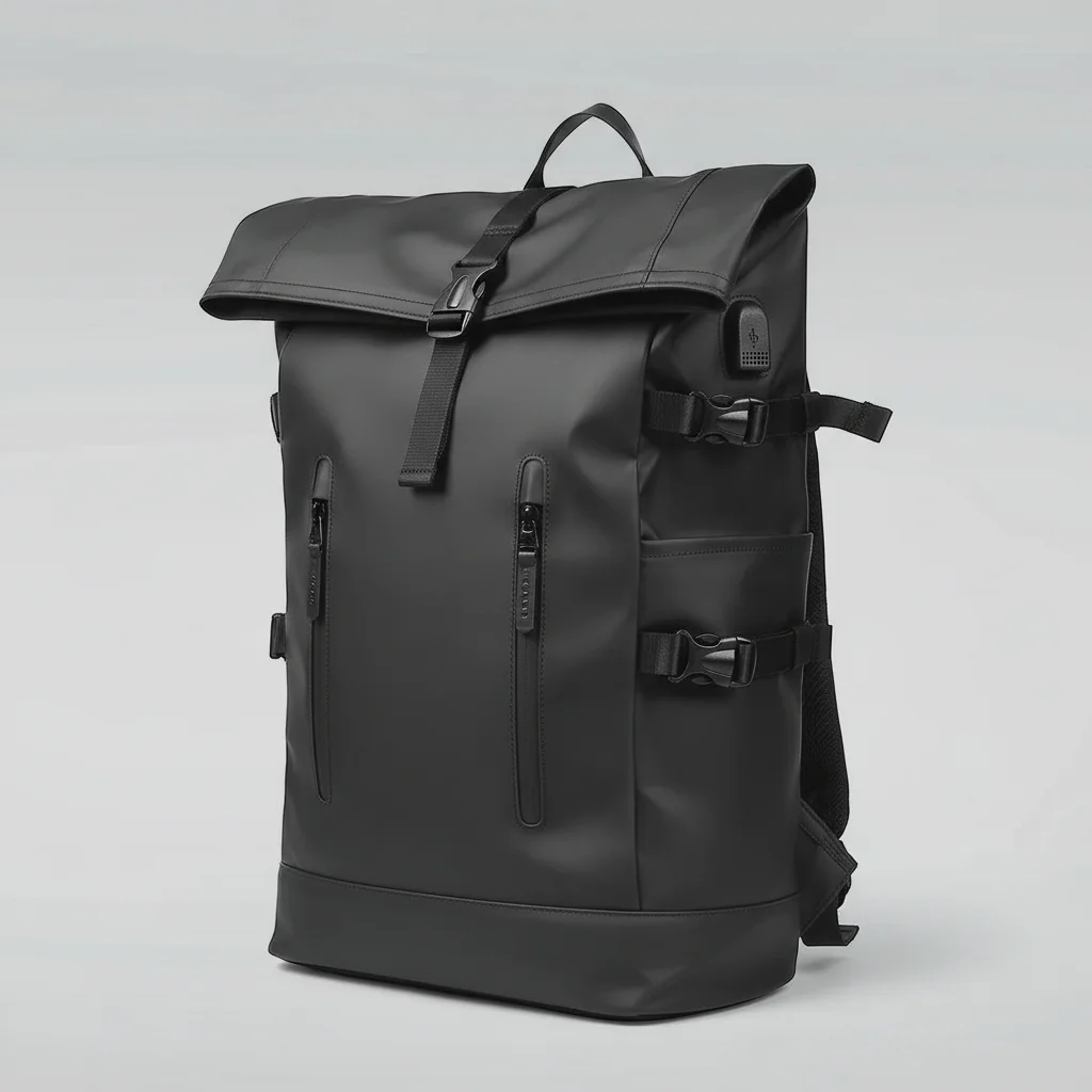 Sac étudiante roll top imperméable 27l - Vue 12 - sac étudiante