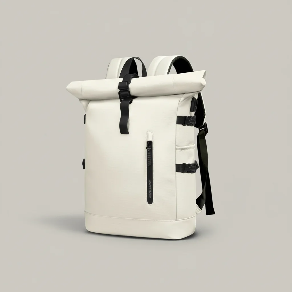 Sac étudiante roll top imperméable 27l - Vue 16 - sac étudiante