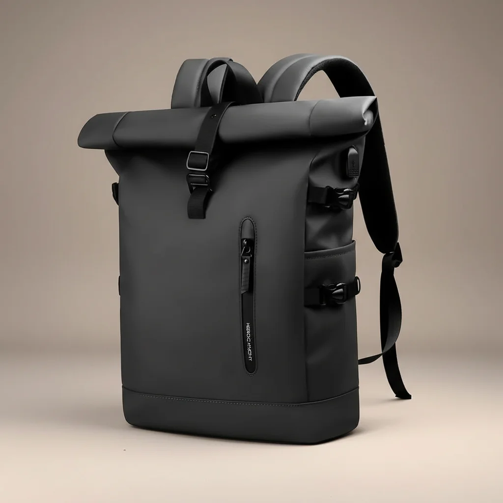 Sac étudiante roll top imperméable 27l - Vue 17 - sac étudiante