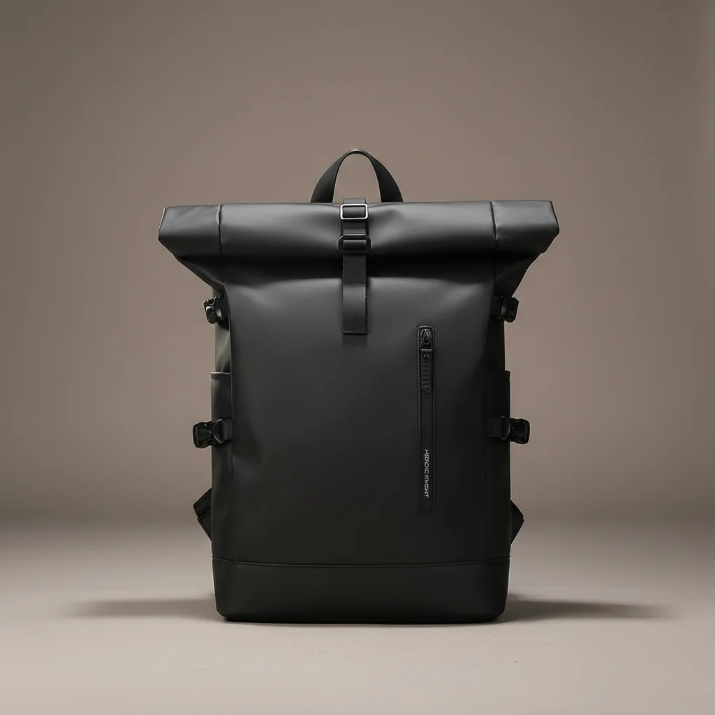Sac étudiante roll top imperméable 27l - Vue 5 - sac étudiante
