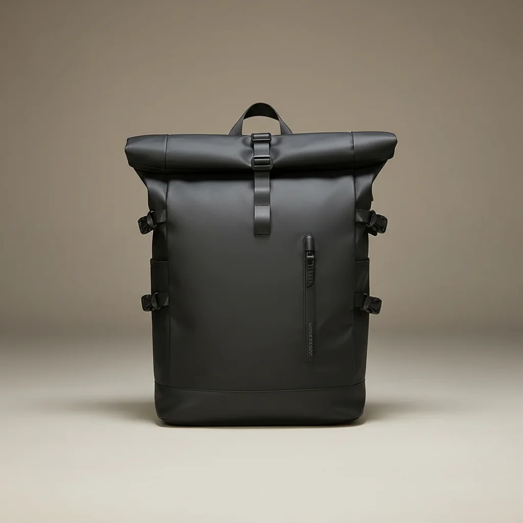 Sac étudiante roll top imperméable 27l - Vue 7 - sac étudiante