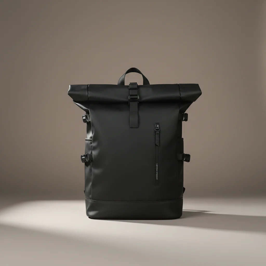 Sac étudiante roll top imperméable 27l - Vue 8 - sac étudiante